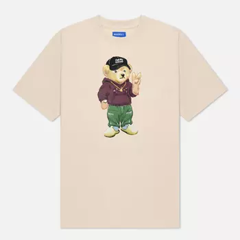 Мужская футболка MARKET Peace Bear, цвет бежевый, размер XXL