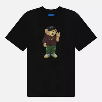 Мужская футболка MARKET Peace Bear, цвет чёрный, размер XXL