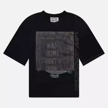 Мужская футболка MARKET Reverse Weave 4 Panel Rework 8, цвет чёрный, размер L