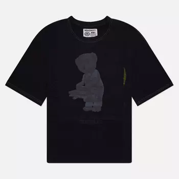 Мужская футболка MARKET Reverse Weave 4 Panel Rework 9, цвет чёрный, размер L
