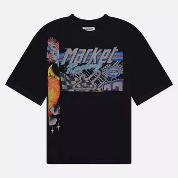 Мужская футболка MARKET Reverse Weave 6 Panel Rework 5, цвет чёрный, размер M