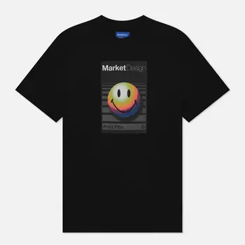 Мужская футболка MARKET Smiley Analogue, цвет чёрный, размер XXL