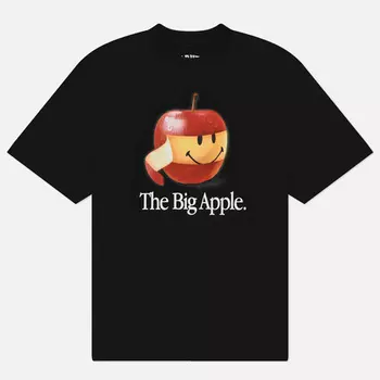 Мужская футболка MARKET Smiley Big Apple, цвет чёрный, размер M