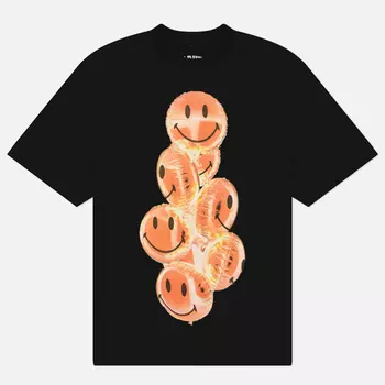 Мужская футболка MARKET Smiley Celebration, цвет чёрный, размер S
