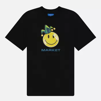 Мужская футболка MARKET Smiley Fool, цвет чёрный, размер XXL