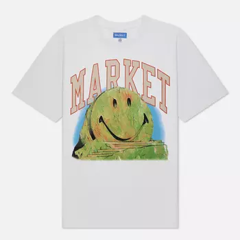 Мужская футболка MARKET Smiley Out Of Body, цвет белый, размер XXL