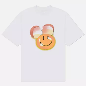 Мужская футболка MARKET Smiley This Is Your Brain, цвет белый, размер S