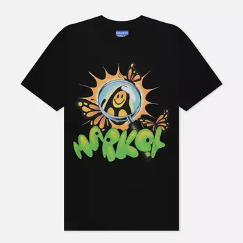 Мужская футболка MARKET Smiley Through The Looking Glass, цвет чёрный, размер XXL
