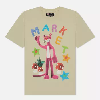 Мужская футболка MARKET x Pink Panther Nostalgia, цвет бежевый, размер XXL
