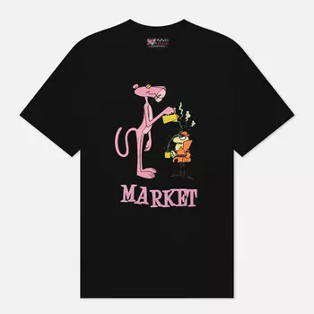 Мужская футболка MARKET x Pink Panther Pourover, цвет чёрный, размер XXL