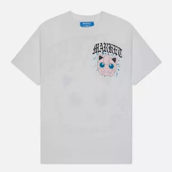 Мужская футболка MARKET x Pokemon Jigglipuff, цвет белый, размер XXL