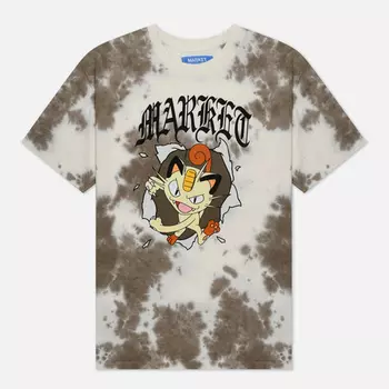 Мужская футболка MARKET x Pokemon Meowth, цвет серый, размер XXL