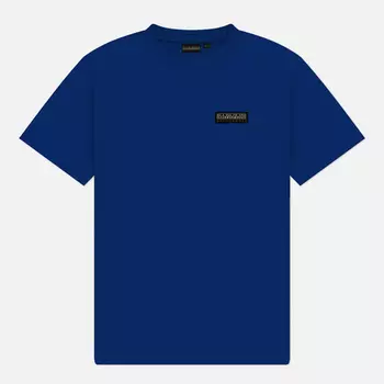 Мужская футболка Napapijri Iaato Regular Fit, цвет синий, размер XXL