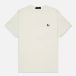 Мужская футболка Fred Perry Towelling, цвет белый, размер M