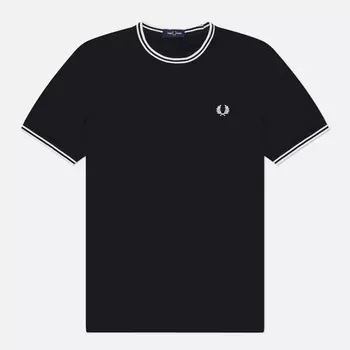 Мужская футболка Fred Perry Twin Tipped, цвет синий, размер S