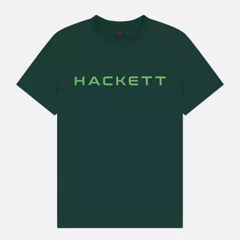 Мужская футболка Hackett Essential, цвет зелёный, размер XXL