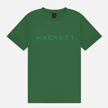Мужская футболка Hackett Essential, цвет зелёный, размер XL