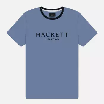 Мужская футболка Hackett Heritage Classic, цвет голубой, размер XXL