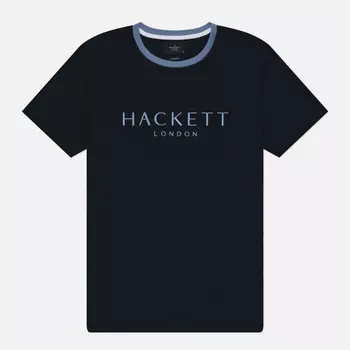 Мужская футболка Hackett Heritage Classic, цвет синий, размер XXL