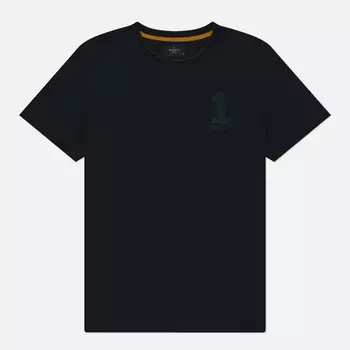 Мужская футболка Hackett Heritage Classic Number, цвет синий, размер L