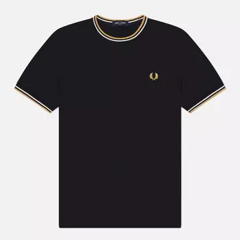 Мужская футболка Fred Perry Twin Tipped, цвет синий, размер S