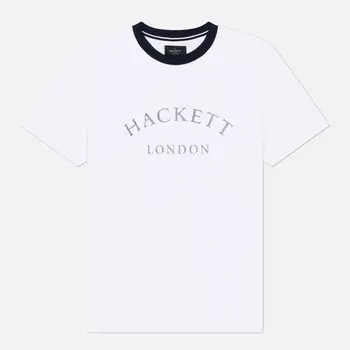 Мужская футболка Hackett Heritage Essential, цвет белый, размер L