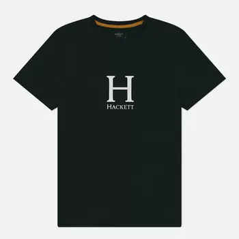 Мужская футболка Hackett Heritage H Printed, цвет зелёный, размер S