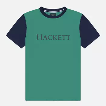 Мужская футболка Hackett Heritage Hackett Multi, цвет зелёный, размер M