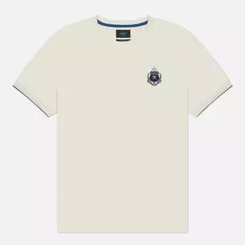 Мужская футболка Hackett Heritage Logo Hackett, цвет белый, размер S