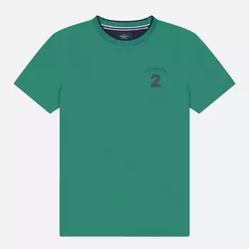 Мужская футболка Hackett Heritage Number, цвет зелёный, размер M