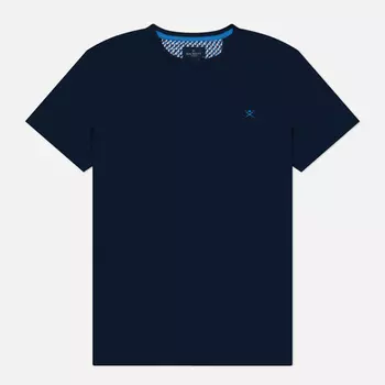Мужская футболка Hackett Swim Trim Logo, цвет синий, размер XXL
