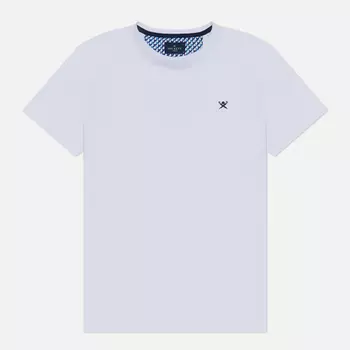 Мужская футболка Hackett Swim Trim Logo, цвет белый, размер XXL