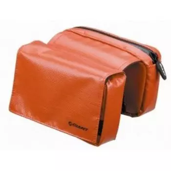 Сумка велосипедная Giant Dual Bag, на раму, красный, 131139