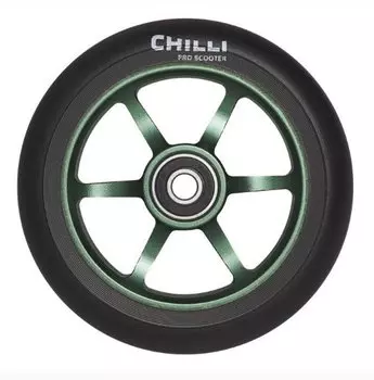 Колесо для самоката Chilli, 2021, Wheel 5000 - 110 mm Green б/р, CEW0014