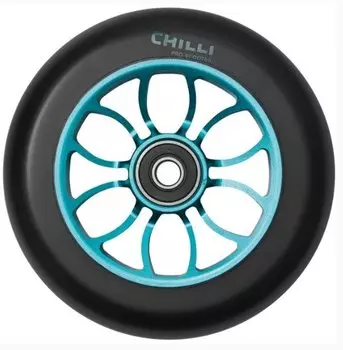 Колесо для самоката Chilli, 2021, Wheel Reaper - 110 mm, Wave Blue, б/р, C-1036-BB