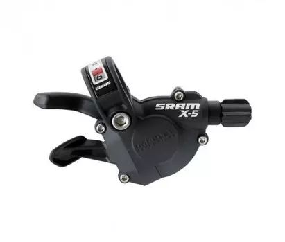Манетка велосипедная Front Sram X.5 Trigger, 2 скорости, черная, 00.7015.197.030