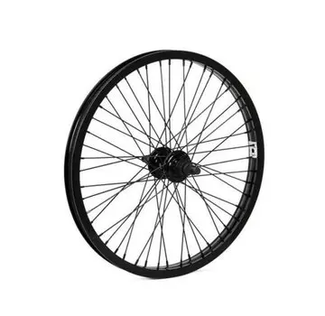 Колесо переднее BMX TSB 20 дюймов, двойной обод, втулка на пром подшипниках, ось 10 мм на гайках, 03-200028