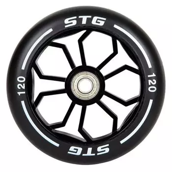 Колесо STG PU, 120 мм, для трюковых самокатов, с алюминиевым ободом, Х105168