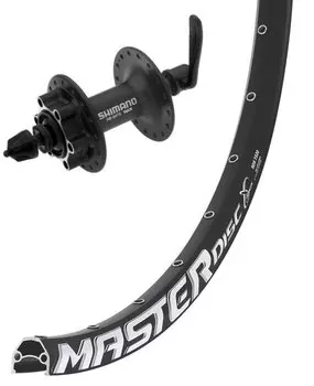 Колесо велосипедное 26" переднее 32H, Remerx Master, Shimano Alivio, disc, VAM26RM32ALIVDF