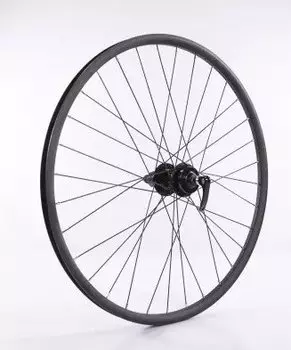 Колесо велосипедное AlpineBike, заднее, в сборе, 26", под дисковый тормоз,32H, QR151MM, RearRim26DSK _32_8sp_cass