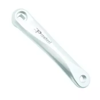 Шатун велосипедный PROWHEEL, алюминий, левый, 170 мм, под квадрат, серебристый, A00C