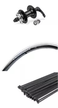 Колесо велосипедное HOGGER, переднее, 26", втулка под диск, эксцентрик, HL18DB_26"_11270