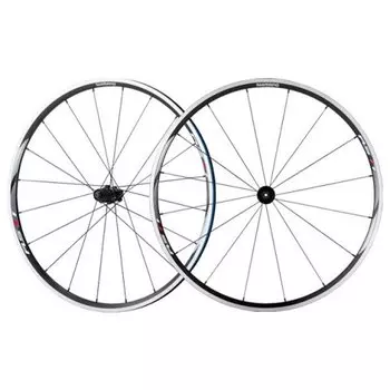 Колесо велосипедное Shimano RS11 переднее и заднее, 28", цвет черный EWHRS11FRCBM
