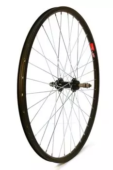 Колесо велосипедное STARK 20" MTB, заднее, двойной обод DH18, алюминиевый сплав, черный