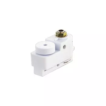Адаптер для однофазного шинопровода Volpe - UBX-Q121 K61 WHITE 1 POLYBAG (10574)