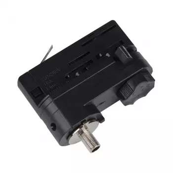 Адаптер для трехфазного шинопровода Uniel UBX-A61 BLACK 1 POLYBAG (09788)