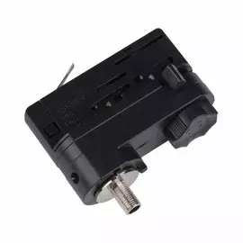 Адаптер для трехфазного шинопровода Uniel UBX-A61 BLACK 1 POLYBAG (09788)