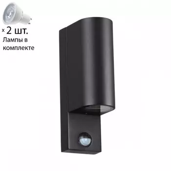 Архитектурный уличный светильник с лампочками Odeon 4390/2W+Lamps