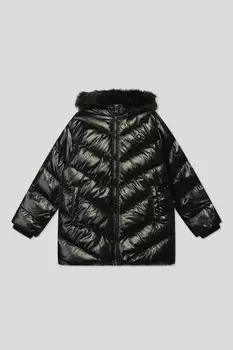 Стеганая куртка с капюшоном Benetton