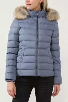 Стеганая куртка с меховой отделкой Tommy Jeans